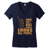 kill people funny Women's V-Neck T-Shirt