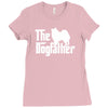 the dogfather american eskimo dog white Ladies Fitted T-Shirt
