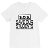 S.O.S. Save Our Students V-Neck Tee