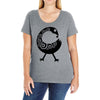 Sankofa Bird Ladies Curvy T-Shirt