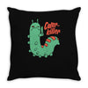 caterkiller Throw Pillow
