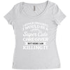 i never dreamed i would be a super cute caregiver but here i am killin Women's Triblend Scoop T-shirt