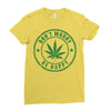 don't worry be happy Ladies Fitted T-Shirt