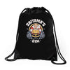 saitama's gym Drawstring Bags