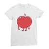 apel (2) Ladies Fitted T-Shirt