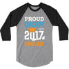 Class of 2017 Proud Daddy Graduation 3/4 Sleeve Shirt