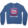 running mommy white Crewneck Sweatshirt
