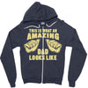 amazing dad Zipper Hoodie