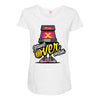 game over man Maternity Scoop Neck T-shirt