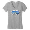 ski goggles copy Women's V-Neck T-Shirt