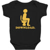 downloading poop Baby Bodysuit