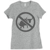 no bullshit Ladies Fitted T-Shirt