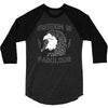 freedom is fabulous 3/4 Sleeve Shirt