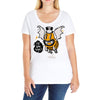 monster i will bee bat Ladies Curvy T-Shirt