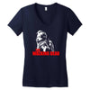 the walking dead tv show daryl dixon with bandana zombies Women's V-Neck T-Shirt