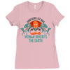 woman inherits the earth Ladies Fitted T-Shirt