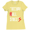 occupy all streets as seen on jay Ladies Fitted T-Shirt