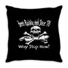 why stop now birthday 1998 Throw Pillow