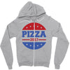 pizza 2017 Zipper Hoodie