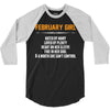 February Girl Hated By Many 3/4 Sleeve Shirt