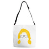 ric flair silhouette Adjustable Strap Totes