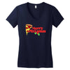 merry pizzamas 2 Women's V-Neck T-Shirt