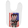 july 4th skull Baby Bibs