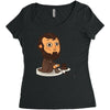 abraham play the game Women's Triblend Scoop T-shirt
