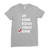 Lgbt Checklist Ladies Fitted T-Shirt