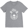 spacehopper ~ mens funny retro V-Neck Tee