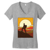 mountain hiker Women's V-Neck T-Shirt