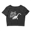 lochness monster Crop Top