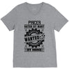Pisces Hated By Many Wanted By Plenty V-Neck Tee