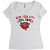 New York City Girl Gang Women's Triblend Scoop T-shirt