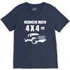 redneck math 4x4 truck V-Neck Tee