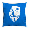 v per vendetta face film horror cinema&amp;tv Throw Pillow