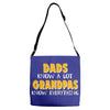 grandpa gift grandpas know Adjustable Strap Totes