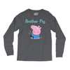 peppa pig brother pig Long Sleeve Shirts