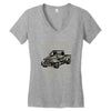 built stronger Women's V-Neck T-Shirt