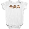 new! monkey Baby Bodysuit