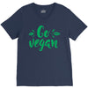 go vegan V-Neck Tee