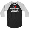 my heart belongs to a medical secretary 3/4 Sleeve Shirt