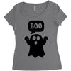 Ghost Boo Women's Triblend Scoop T-shirt