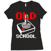 old school joystick Ladies Fitted T-Shirt