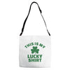 this is my lucky shirt Adjustable Strap Totes