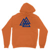 valknutr knoten der gefallenen odin nordisch symbol aspekte wotan Unisex Hoodie