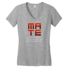Mate Women's V-Neck T-Shirt