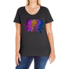 dancing groot Ladies Curvy T-Shirt