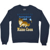 maine coon cat Crewneck Sweatshirt