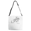 banksy fallen angel Adjustable Strap Totes